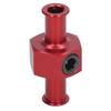 Fuel Pressure Gauge Adapter T Shape 3Celsius8in Hose Port 1Celsius8in NPT Fitting   Auto Parts
