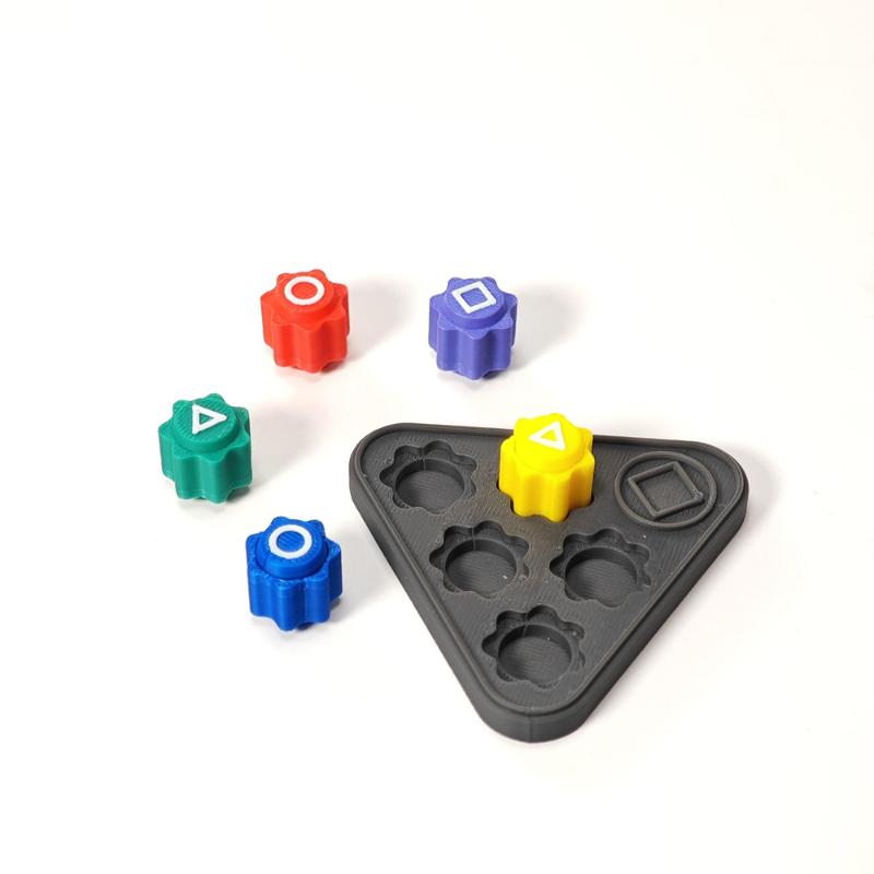Gonggi Korean Traditional Game 5 Dice Folk Game Set Jack Stone Pebbles Set Hand Eye Coordination Training Toy for Children