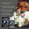 Pet Health Probiotic Supplement 80Tablets Aids Digestion and Immune Improvement for Dogs Cats