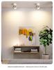 Adjustable LED Double-Head Smart Ceiling Spotlight for Living Room and Aisle