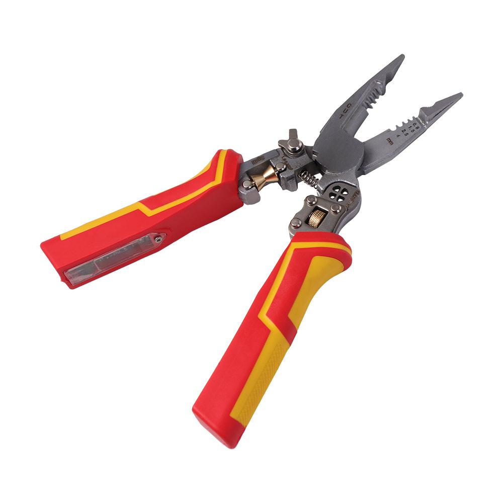 Clamper Electrician Plier Stainless Steel Wire Crimping Pliers  Wire Stripping Plier Too