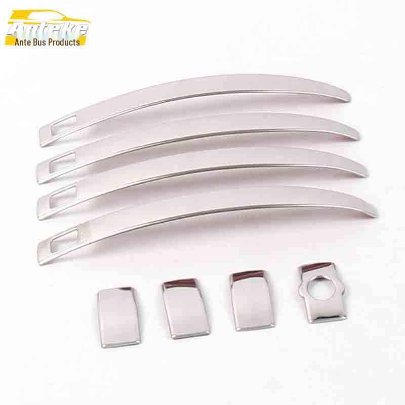 

Q5 Bright Car Door Handle Decoration - Stainless Steel Armrest Handshake Buckle Strip Accessory