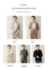 Women's Winter 2026 Double Zipper Slimming Cashmere Cardigan - Half-High Collar Ribbed Gentle Style Outerwear