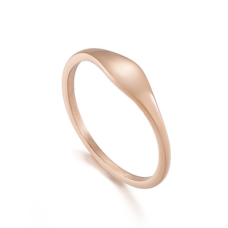 Kalen Jewelry Titanium Steel Retro Pinky Ring & Necklace for Couples