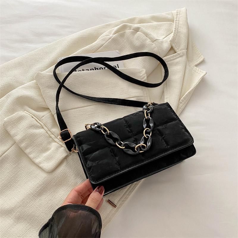 Trendy Casual Crossbody Bag For Women Elegant Pu Small Square Handbag With Soft Texture