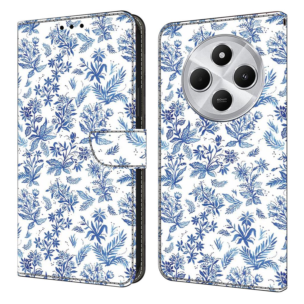 Wallet Case For Xiaomi Poco C75 4G/Redmi 14R 5G/14C 4G Pattern Printing PU Leather Flip Stand Phone Cover
