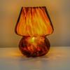 1Pc Creative Glass Table Lamp Retro Xiaohongshu Mushroom Lamp Homestay Study Ins Night Lamp Bedroom Sleep Bedside Lamp