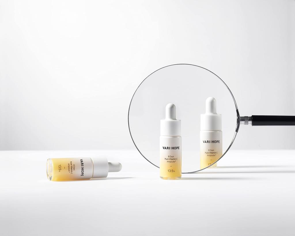 VARIHOPE High Concentration 8 Days Pure Vitamin C Ampoule Plus 15g Serum Whitening 8Days Pure Vitamin C Vitamin C Serum Ampoule+ 13.5%