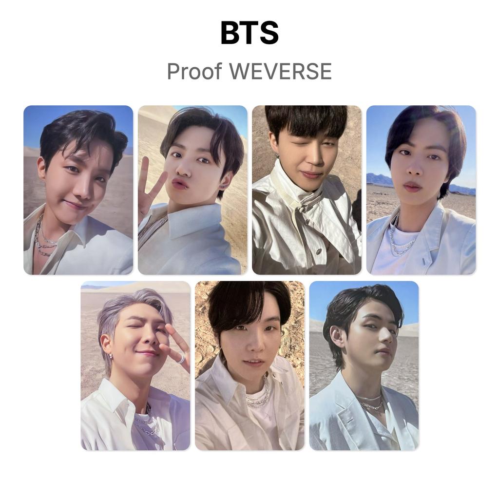 BTS Proof WEVERSE Official Photocard