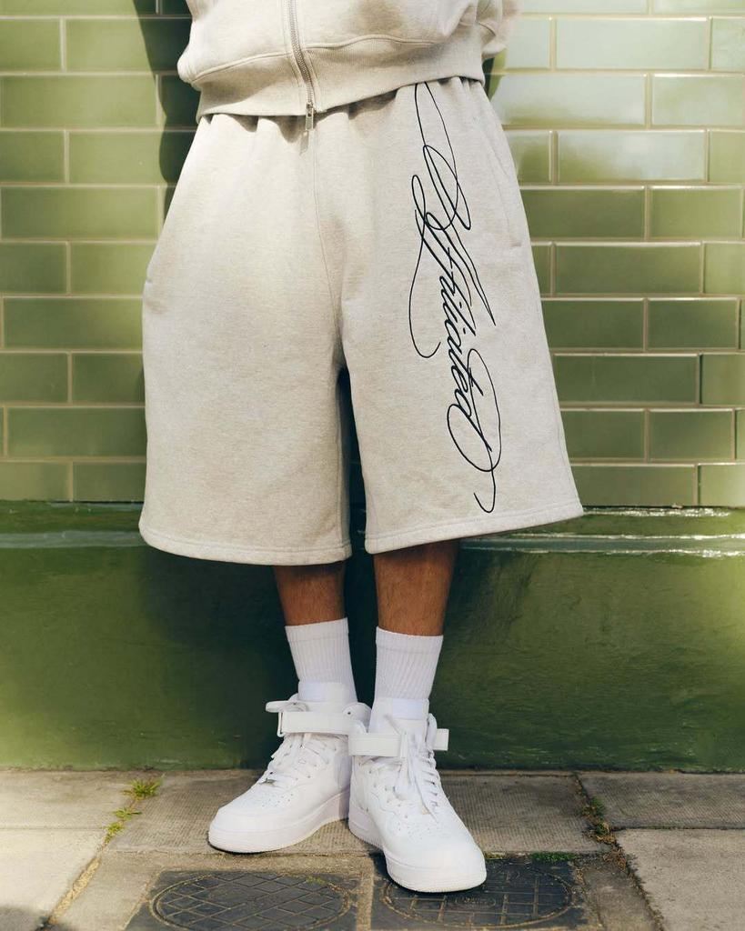 Pantaloncini Casual Americano Retro Lavato Stile Street Uomo Larghi Gamba Dritta
