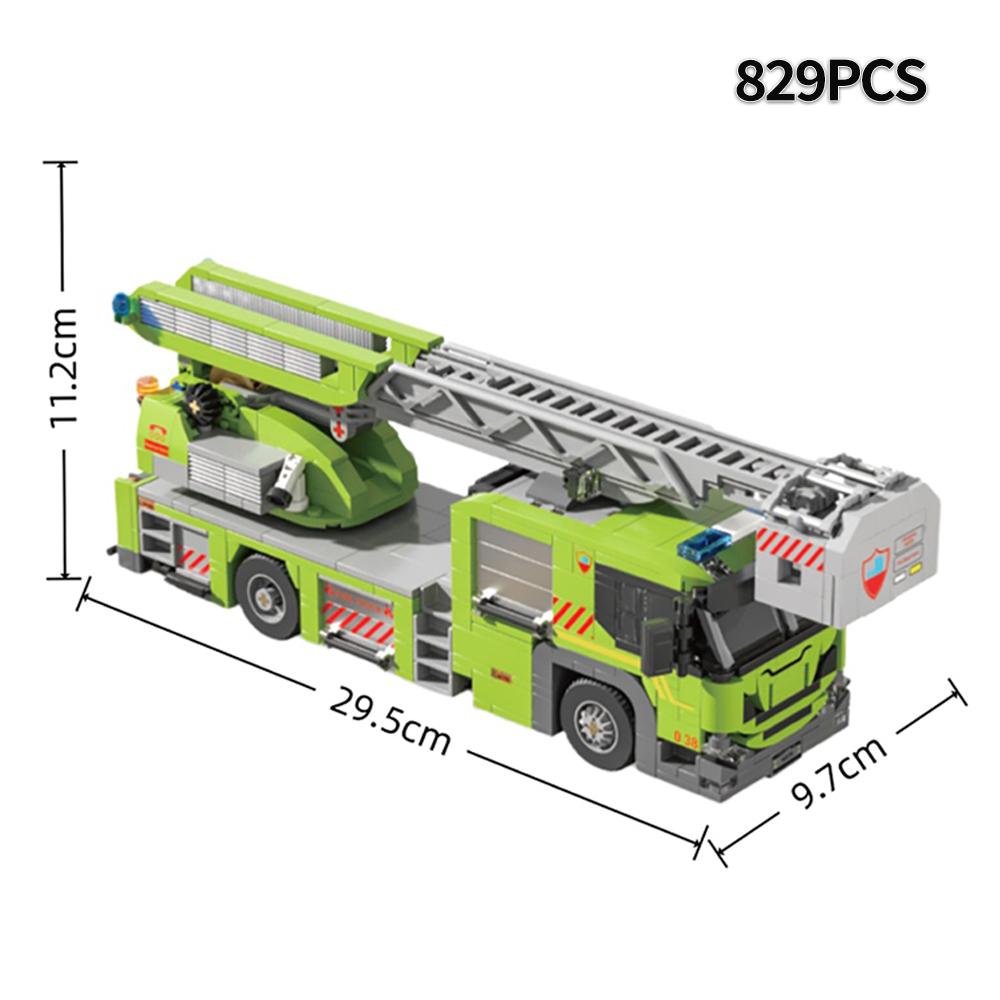 KNEW BUILT Doppeldeckerbus Krankenwagen Feuerwehrauto Polizeiauto Baustein Spielzeug-Fahrzeugmodelle Jungen Liebling Geschenk Puzzle Spielzeug