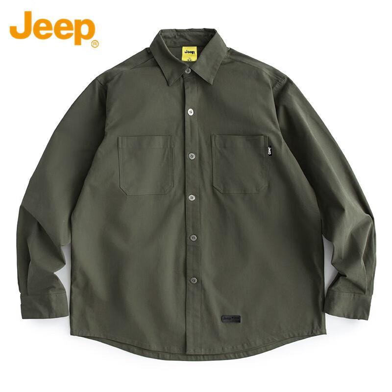 Jeep Men's Long Sleeve Casual Work Shirt