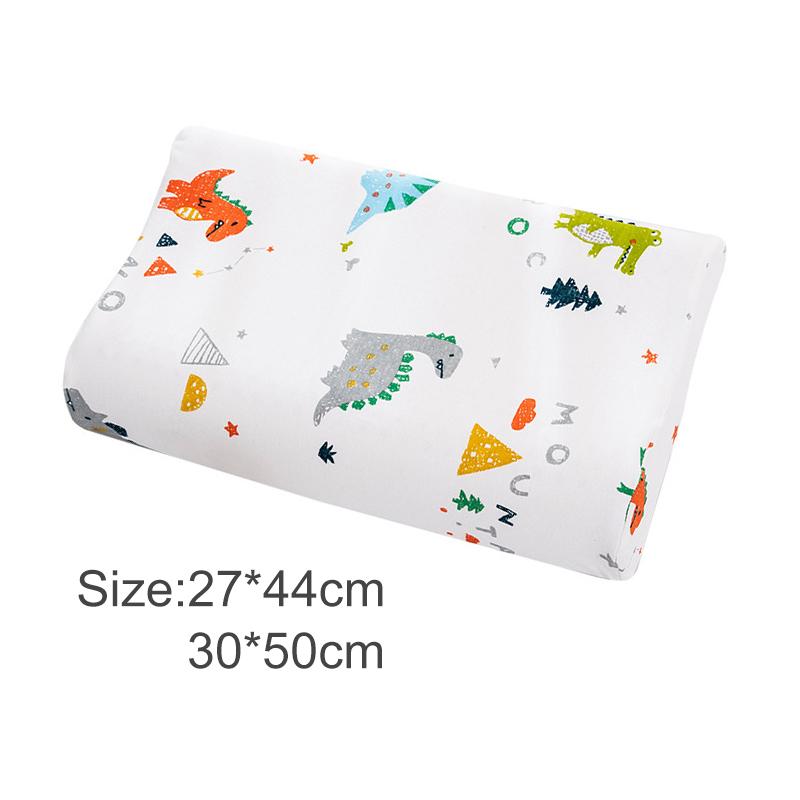 Cotton Pillowcase for Latex Pillow 30x50cm/27x44cm Cute Cartoon Children Latex Pillow Case Cover Bedroom Sleeping Pillow Cover