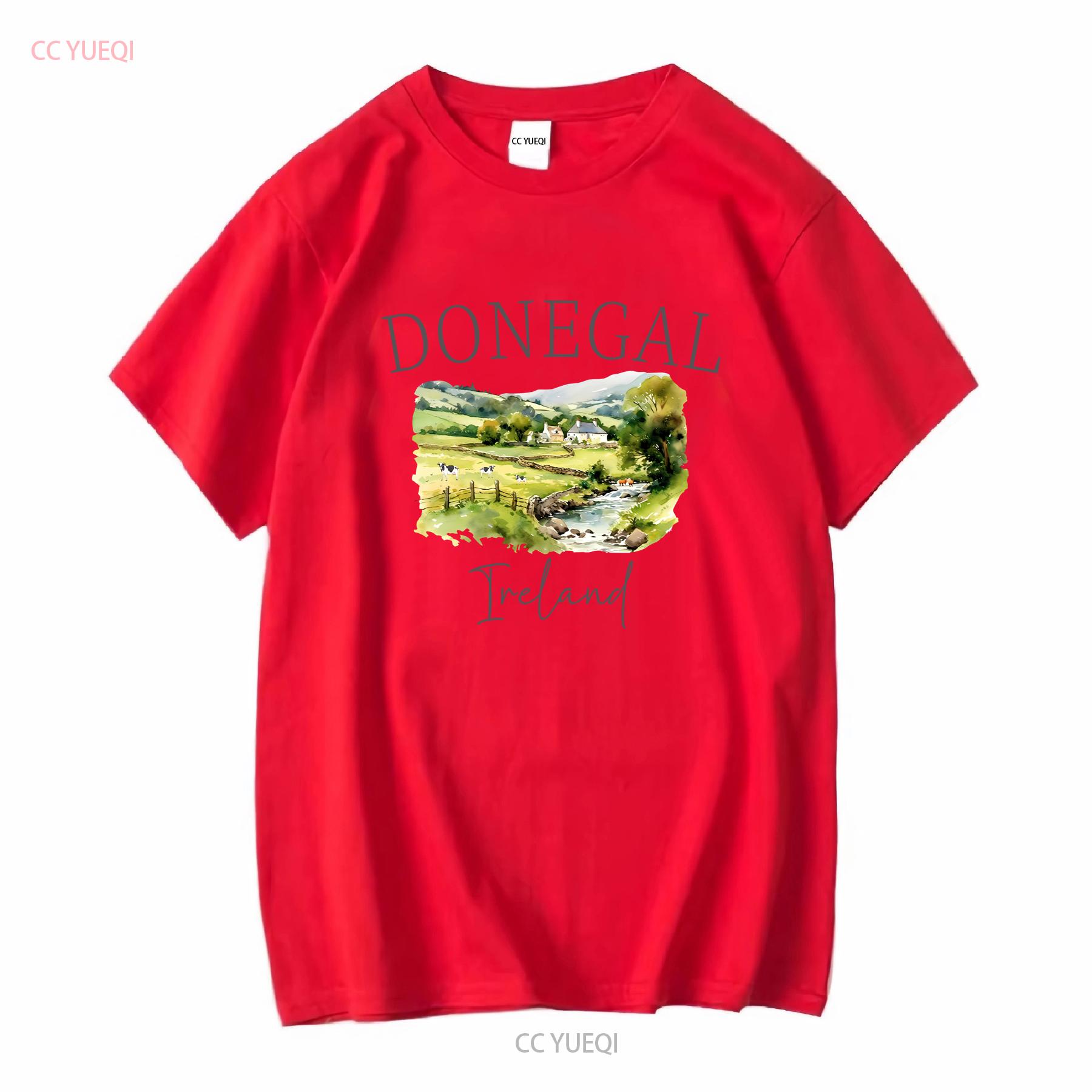 

Donegal Ireland T Shirt Soft Trip Clothes Crewneck Saint Patricks Day long or short sleeves vintage Washed Stretched S