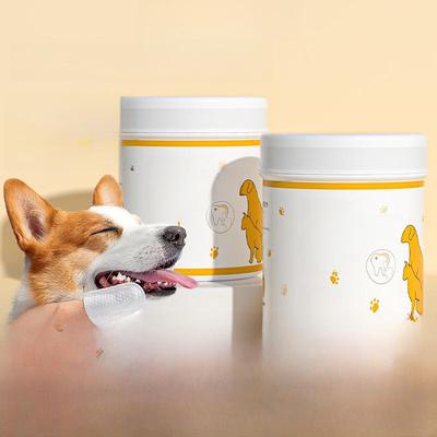 שרוולי אצבע לניקוי אוראלי של חיות מחמד: צחצח שיניים, הסר ריח רע מהפה, אידיאלי לכלבים וחתולים