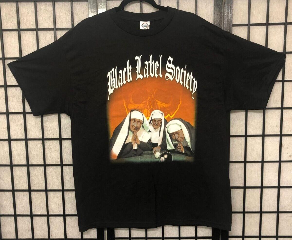 2007 Shot to Hell Black Label Society Tour Tee T-shirt Black XL BLS Rock Y2K XL