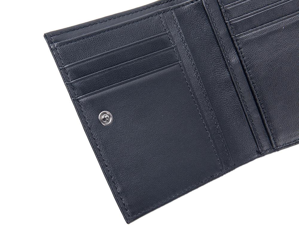 Women's Genuine Leather Hand-Woven Lambskin Wallet - Short, Large Capacity Coin Purse & Card Holder