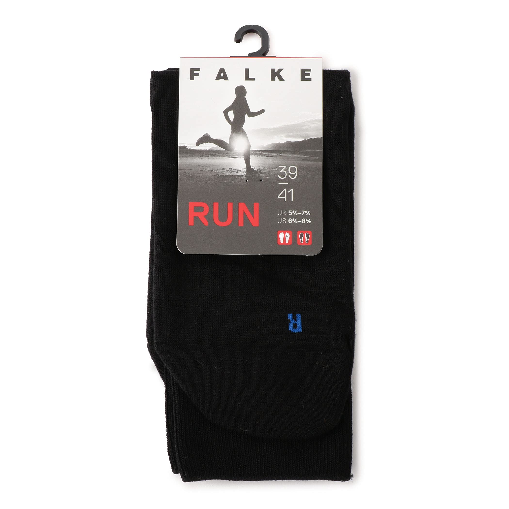 

FALKE и Хлопок 16605 RUN 3000 ЧЕРНЫЙ Мужские Женские Носки, Повседневные, Цветные, Весна, Лето, Осень, Зима, 39-41 [Оригинал]