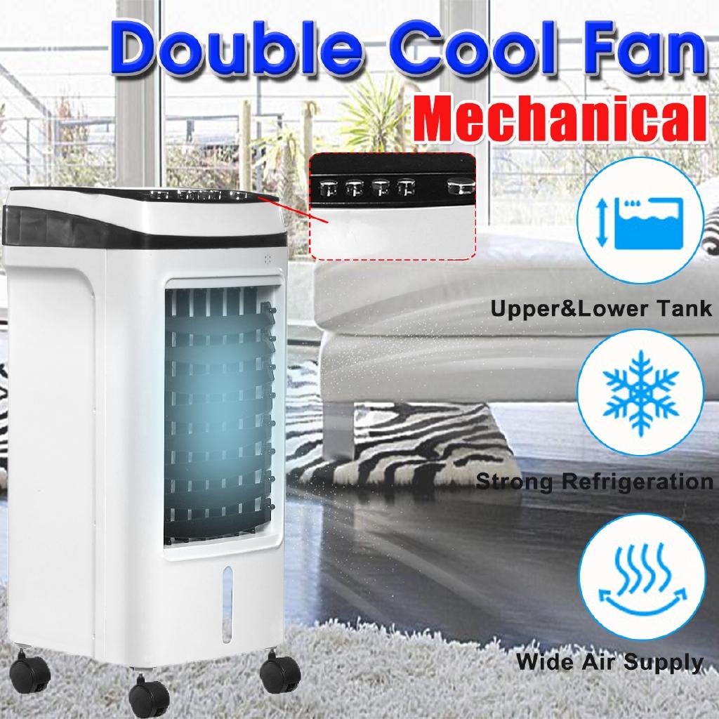 Mini Portable Air Conditioner Air Cooler Fan Humidifier Mute Timed Floor Fan Mobile Air Conditioner for Office Home 220V