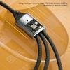 Aluminum USB Hub USB Male to 3 Female Port for OTG Functionality and Enhances Device Connection