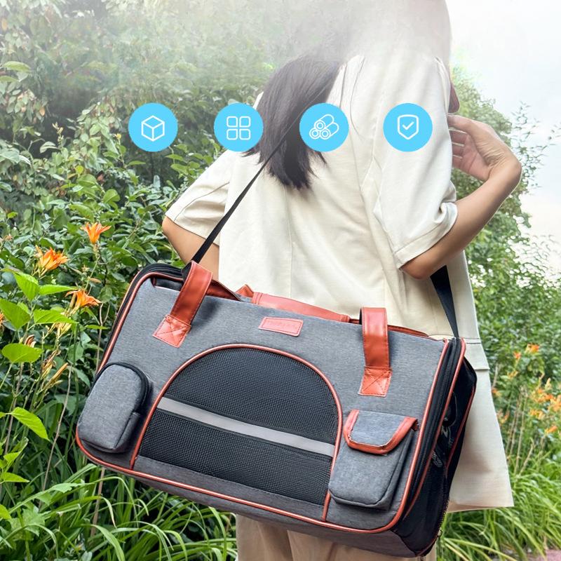 Cat Bag Portable Portable One-shoulder Pet Backpack for Outings Breathable Cat Backpack Cat Outing Bag