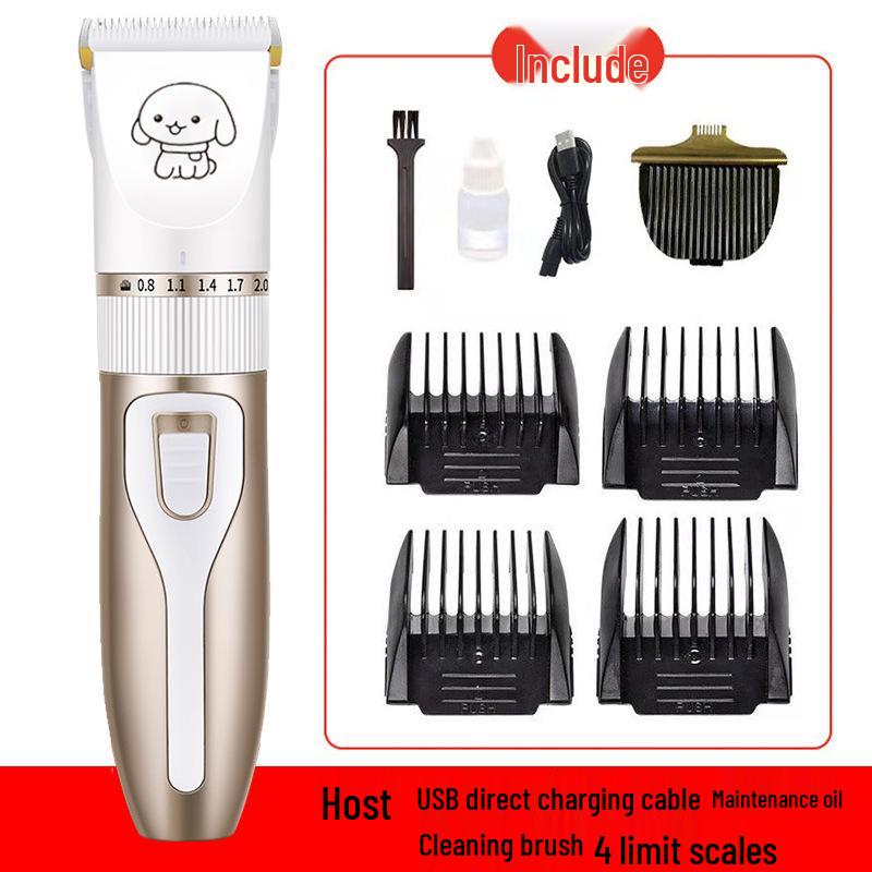 Kuanger Pet Electric Hair Trimmer Set for Dogs & Cats