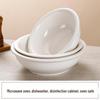 MOLUONA Pure White Ceramic Large Soup and Serving Bowl