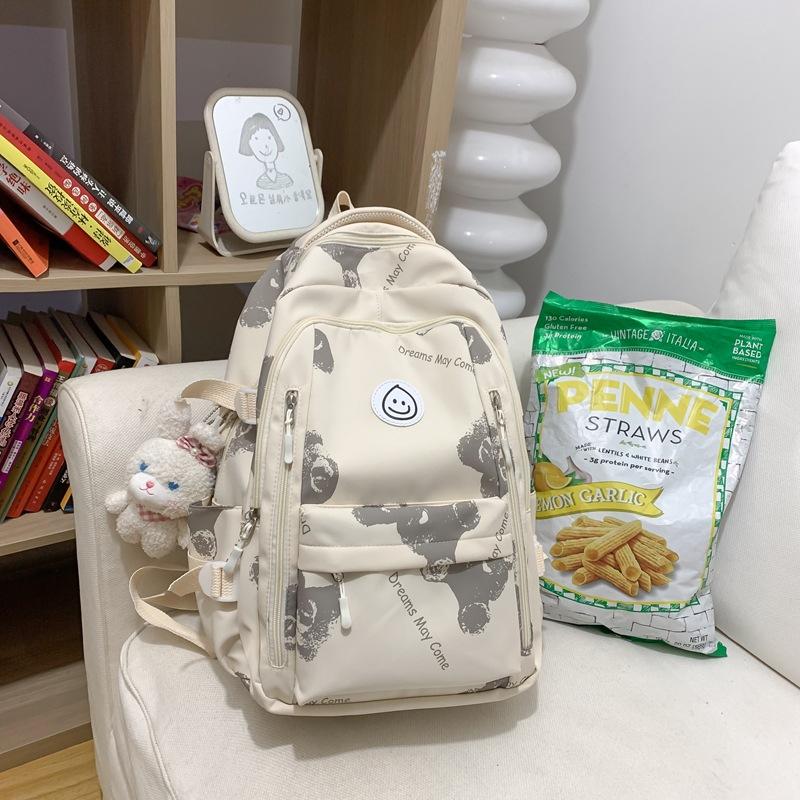 High Appearance Level Backpack for Women  High School  Junior High School and College Students  Large Capacity Casual Backpack for Women