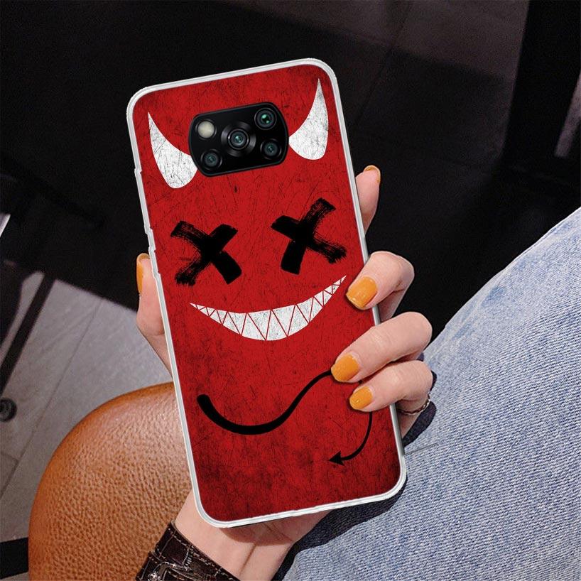 Devil Bad Boy Anime Phone Case For Xiaomi Poco X7 X6 X5 Pro F7 Ultra Redmi 15C 15 13C 13 12C 12 10 10A 10C 9 9A 9C 9T Cover Poco