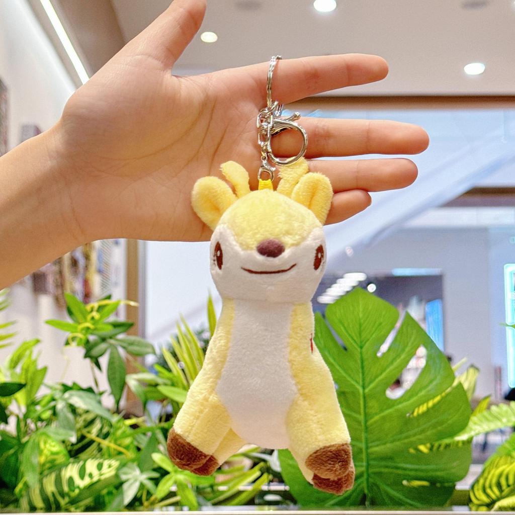 Cartoon Forest Animal Deer Plush Toy Doll Backpack Pendant