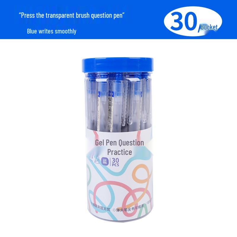 Beifa V8 Click Gel Pen 0.5mm - Student Exam & Office Use, Large-Capacity Signature Pen.
