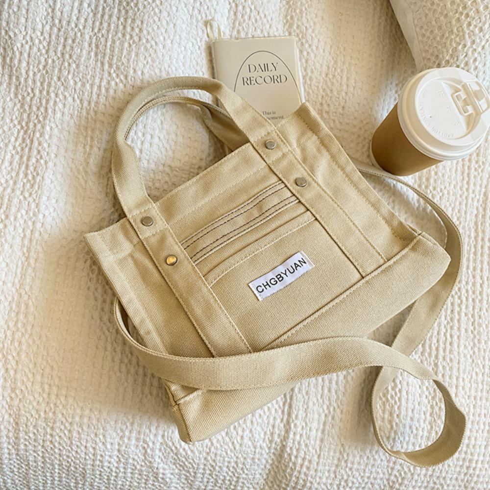 Handbag Canvas Bag Simple Cloth Crossbody Bag Casual Shoulder Bag  Boys