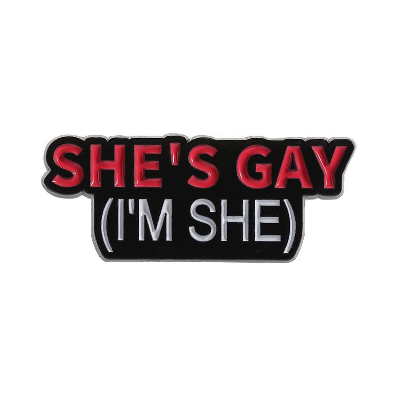 LGBTQ Rainbow Enamel Pin You’re Safe With Me Pride Metal Brooches Lapel Badges Jewelry Gift for Gay Homosex Lesbian Friends
