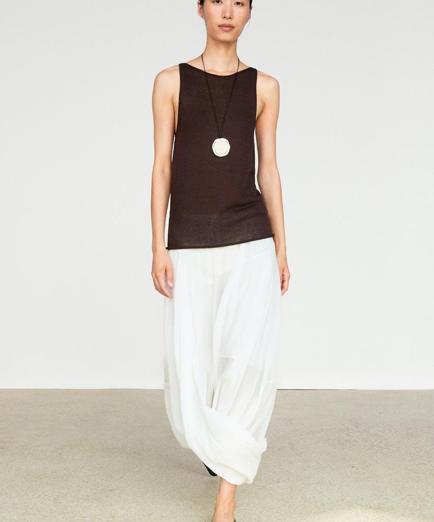 Masimodutti Fine Knit Halterneck Top