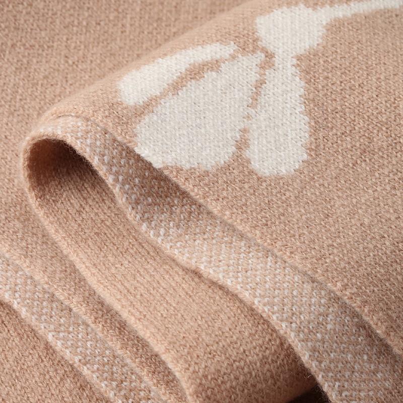 Hengyuanxiang Women's 100% Wool Warm Knitted Scarf & Shawl