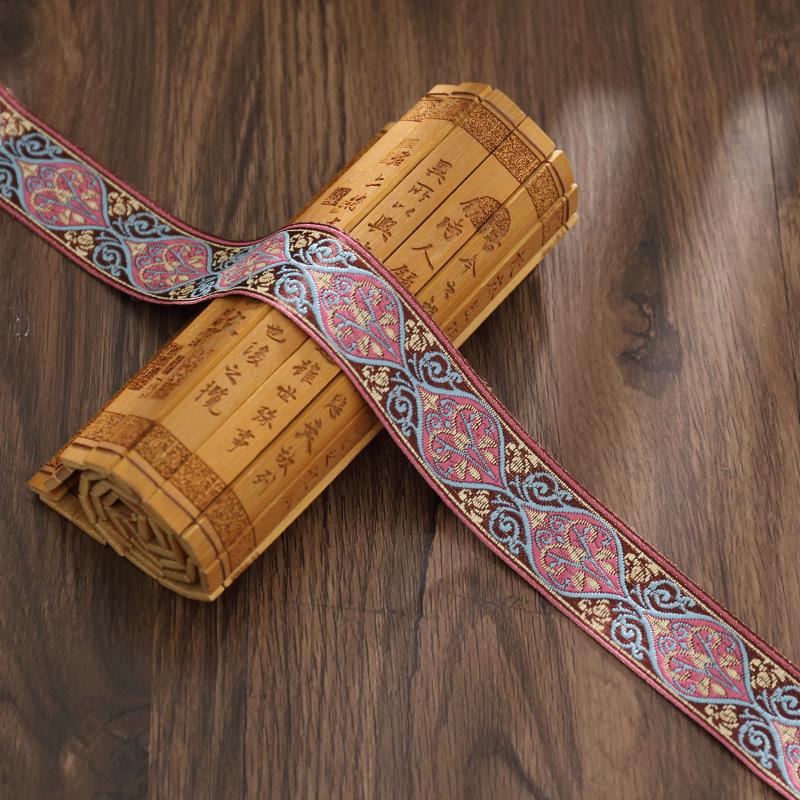 

5 метрів 3 см 6 см 8 см Європейський стиль Ретро Жаккардова Окантовка для Штор Вишиті Стрічки DIY Одяг Обгортка Декор Швейний Аксесуар 5M