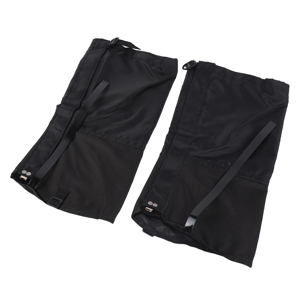1 Pair Leg Gaiters Multifunctional Waterproof Prevent Slip Durable Adjustable Snow Boot Gaiters for Outdoor Hiking