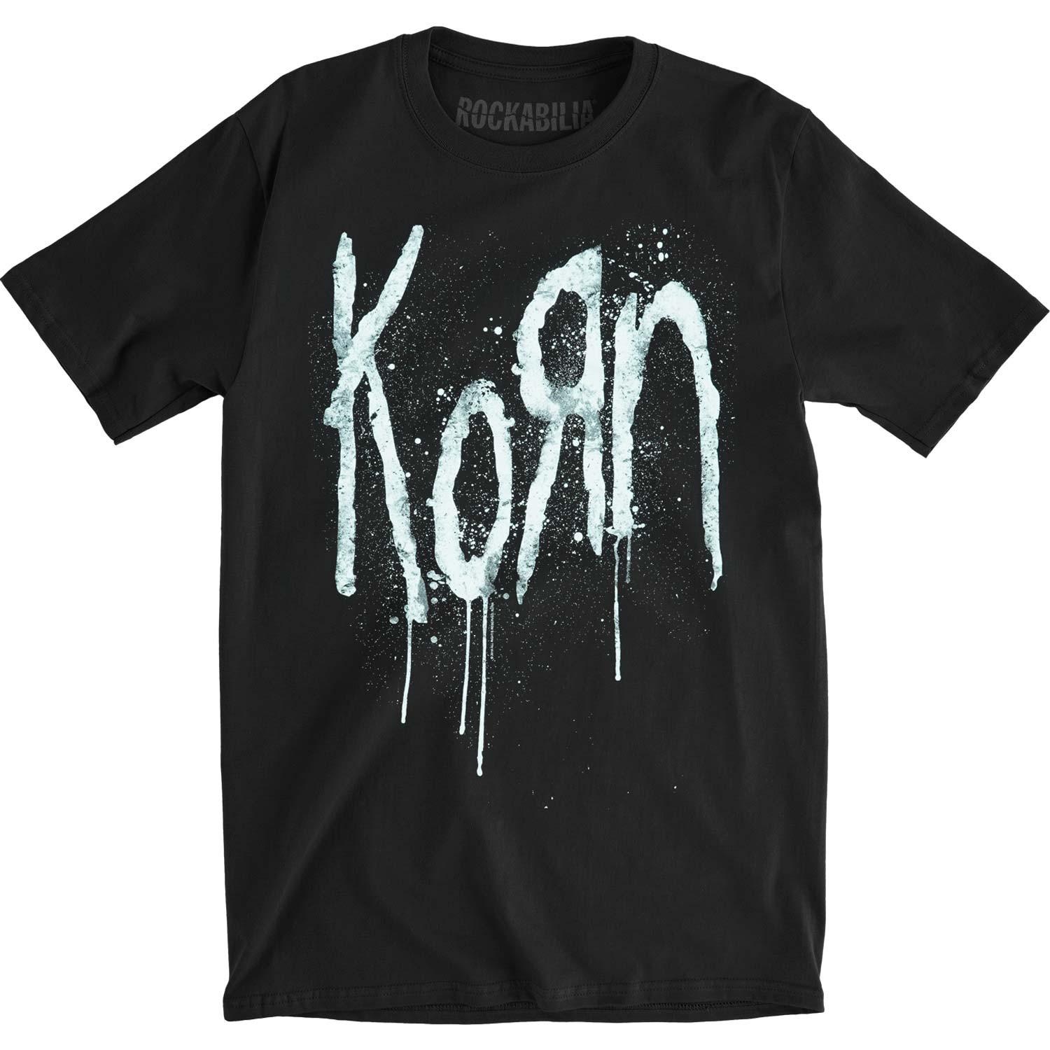 Men s Korn Still A Freak (Back Print) Slim Fit T-shirt X-Large Black S