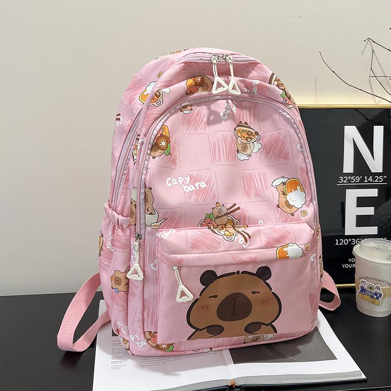 

Новый мультяшный анимационный рюкзак с милым принтом, большой вместимости, повседневный, простой, производитель рюкзаков для позвоночника