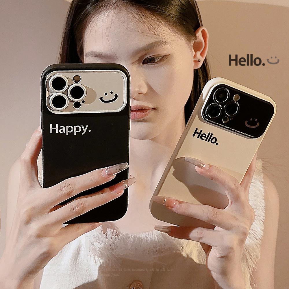 Simplified Smiling Face English for IPhone 15 Case 17promax for Apple 16 Anti Drop 13 Soft Cover Xr for Huawei