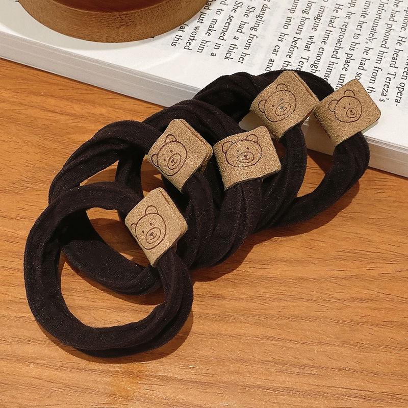 Nahtloses Elastisches Bären-Stirnband Haargummi - Langlebiger Pferdeschwanzhalter