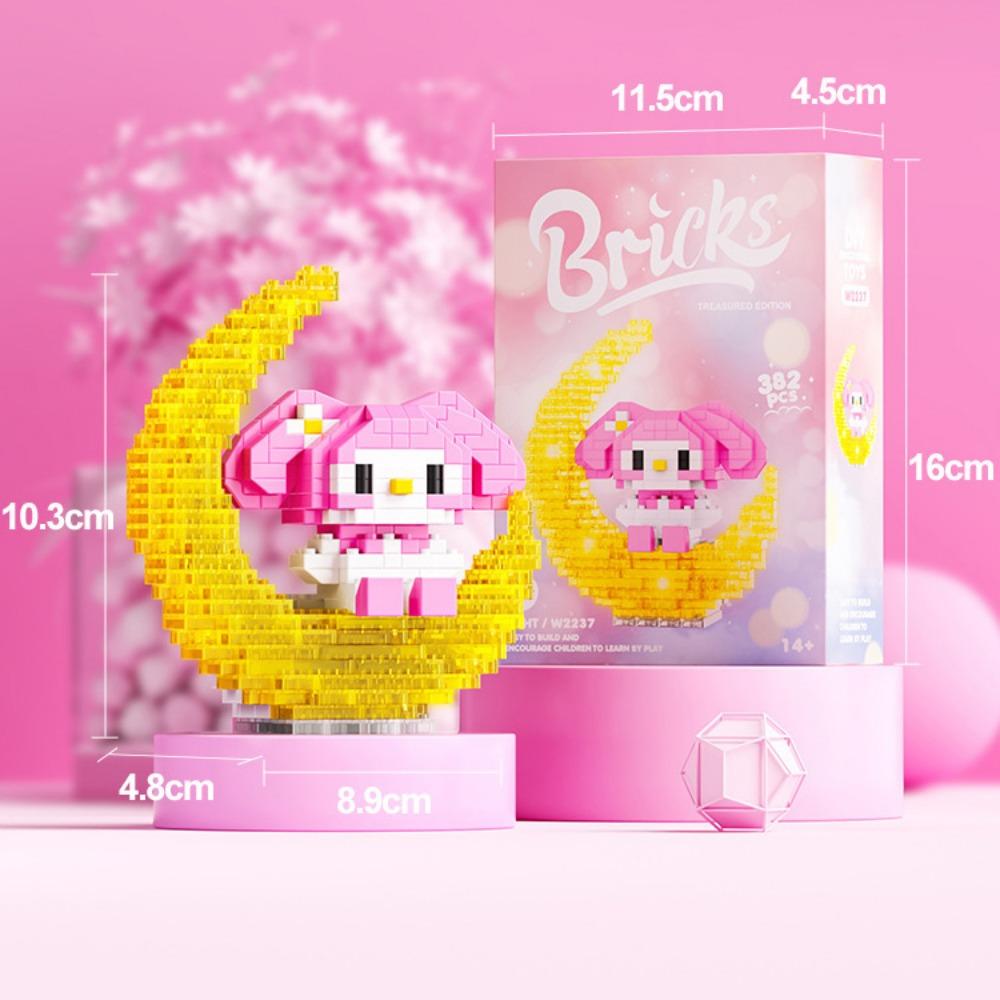 Illuminated Astronaut Astronaut Cartoon Doll Building Block Series Assembled Children's Toy Gift