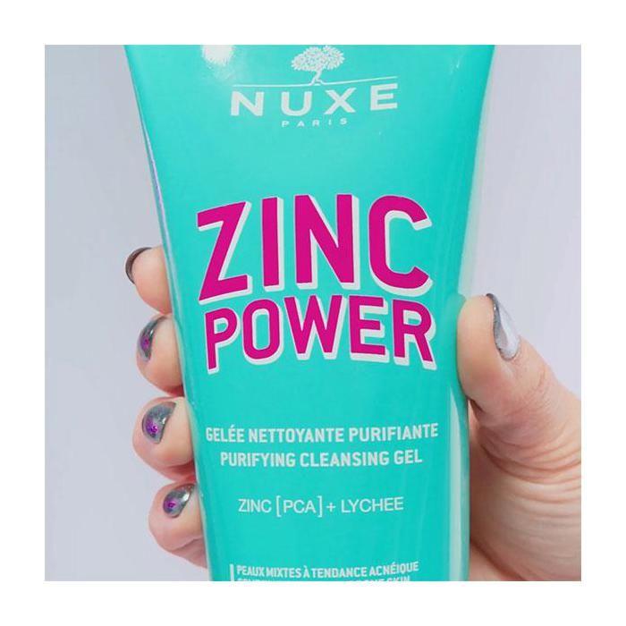 Nuxe Zinc Power Gelée Nettoyante Purifiante 150ml
