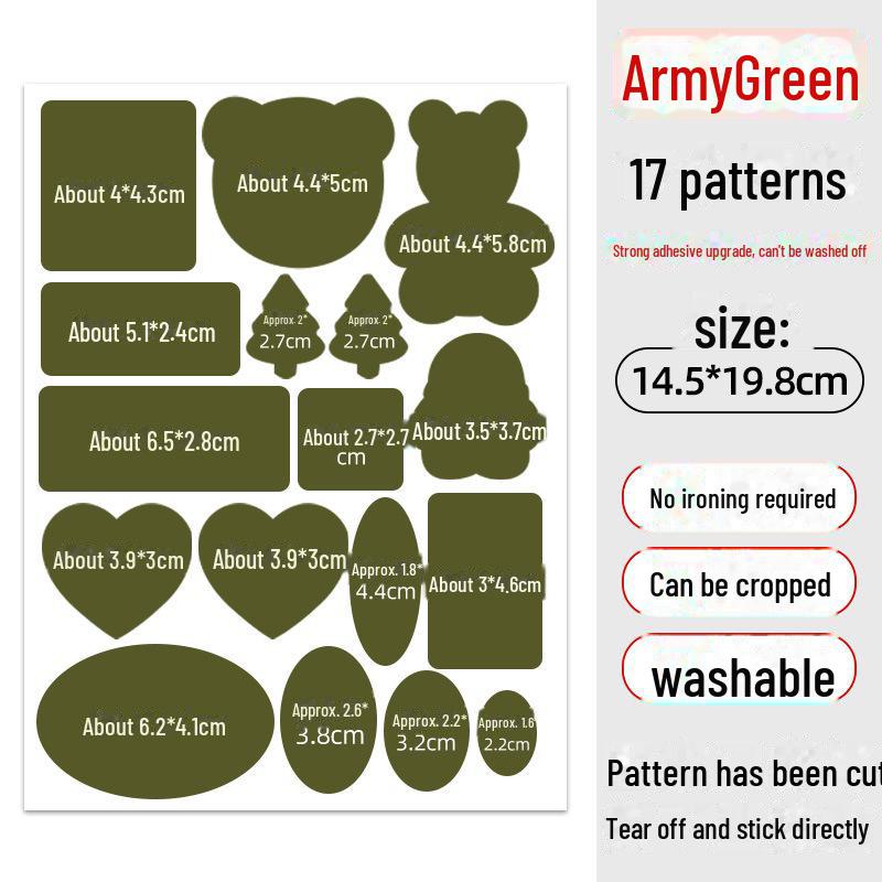 High-End Washable Self-Adhesive Down Jacket Repair Patch