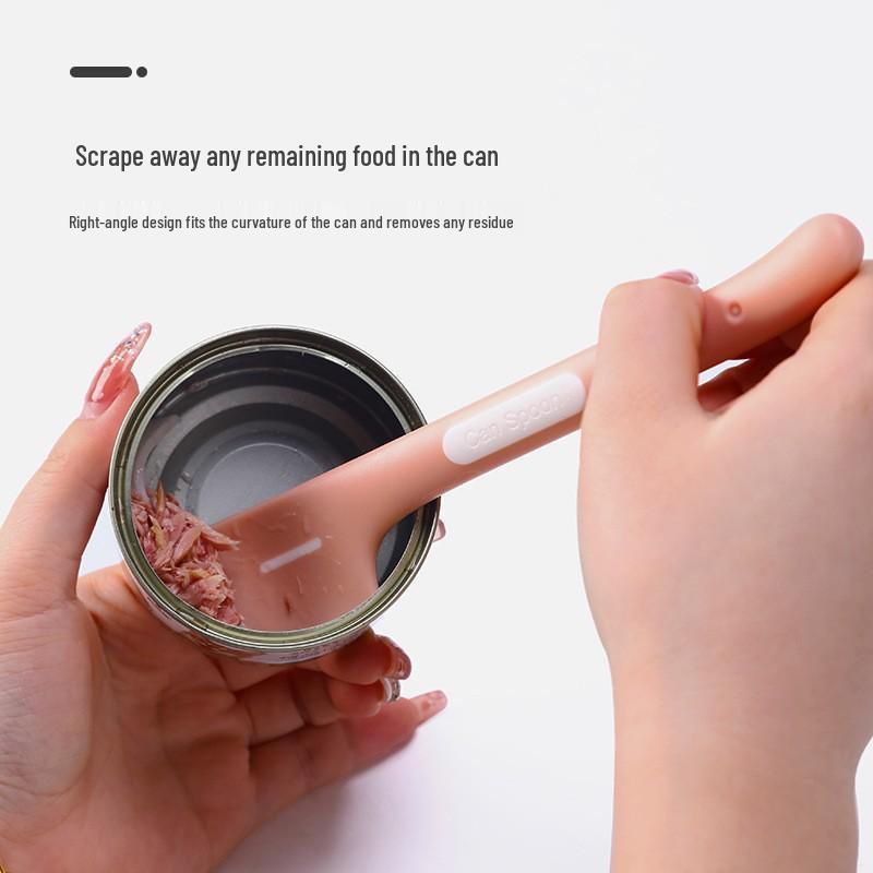 Cross-Border Pet Can Opener & Mixing Spoon for Cat and Dog Wet Food