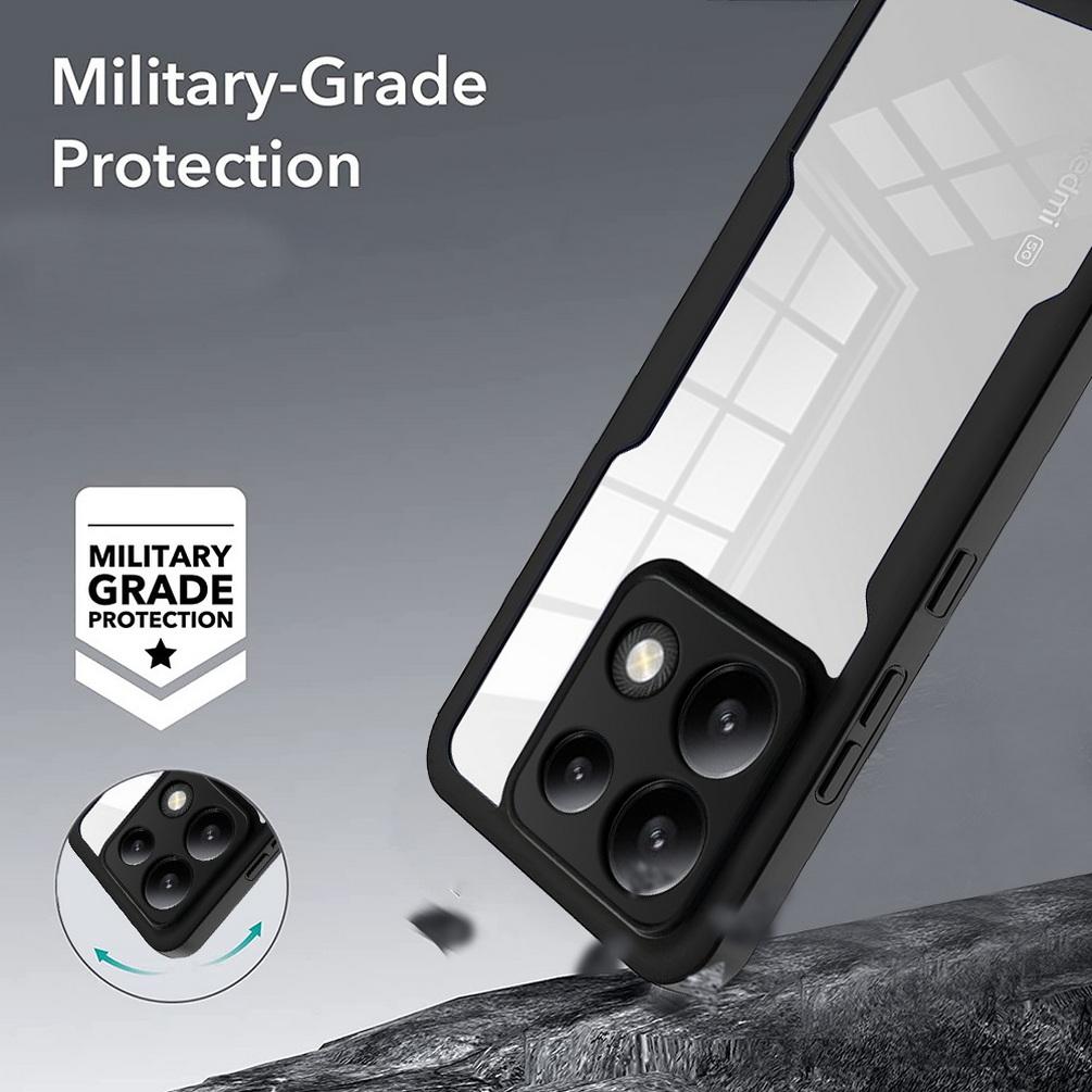 Fully Coverage case For POCO X6 Pro M6 Pro F5 Pro X5 X4 GT X4 Pro M4 Pro F3 X3 Pro C65 double protect shield cover