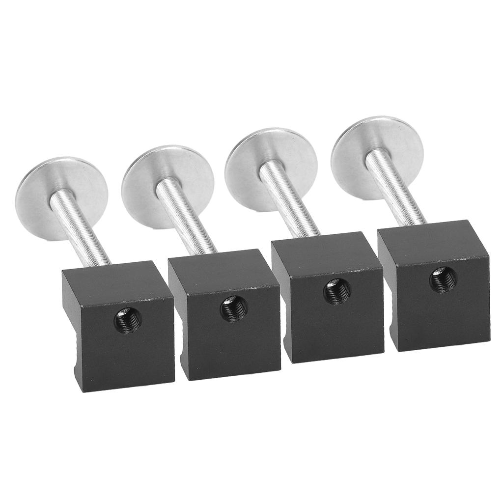 4Pcs Set Pickup Truck Tool Box Mount Tie Downs J Hook Clamps Heavy Duty Aluminum No Drilling