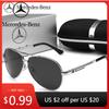 cpawf3 Car Sticker For Mercedes Benz A B C E S V Class GLB GLC GLE AMG Pilot SLK SLC ML Car High Men Anti Glare Driver Goggles Polarize