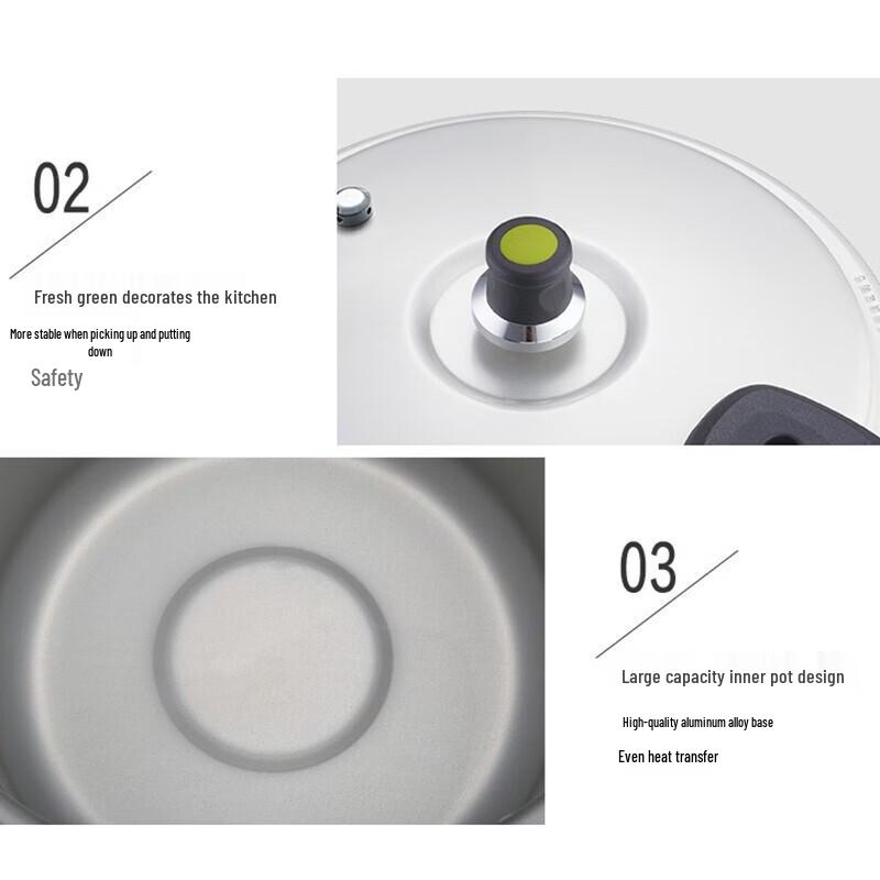 SUPOR Aluminum Alloy Pressure Cooker 7.5L