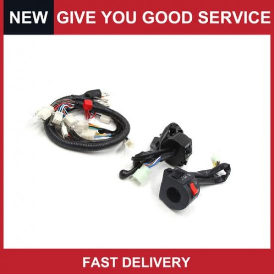 Motorcycle Handlebar Turn Signal Light Control Switch Set for Suzuki GN125